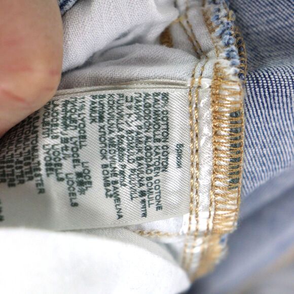 7 For All Mankind No Filter Ultra High Rise Skinny Flare raw hem jeans size 25 - Picture 10 of 10